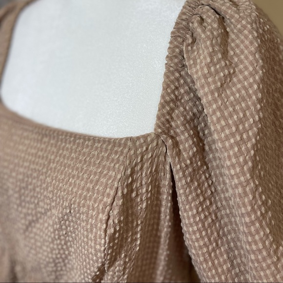 And Now This Women's Square-Neck Short Puff Sleeve Mini Dress - Picture 5 of 8